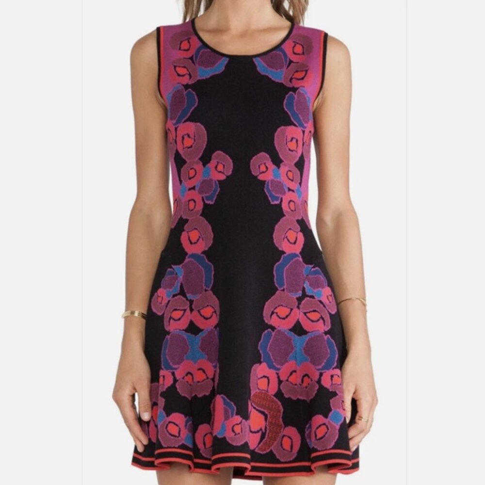 DVF Diane von Furstenberg Rose Gate Cerise Dress, size small